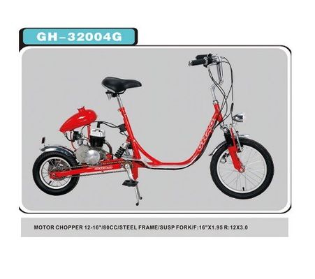 Popular WHOLE RED MOTOR Chopper Bicycle 20-24" with Steel Frame